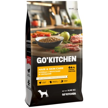 Go' Kitchen сухой корм для собак всех возрастов и щенков, с курицей - 9,98...