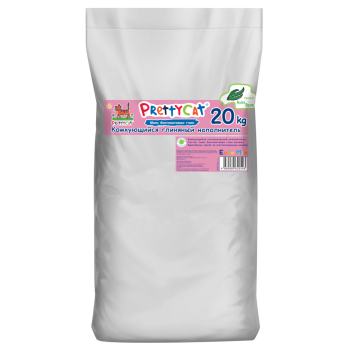 PrettyCat Euro Mix наполнитель бентонитовый комкующийся для кошачьего туалета, с ароматом алоэ - 20...