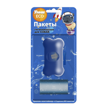 Уют ECO контейнер и пакеты для выгула - 40 шт