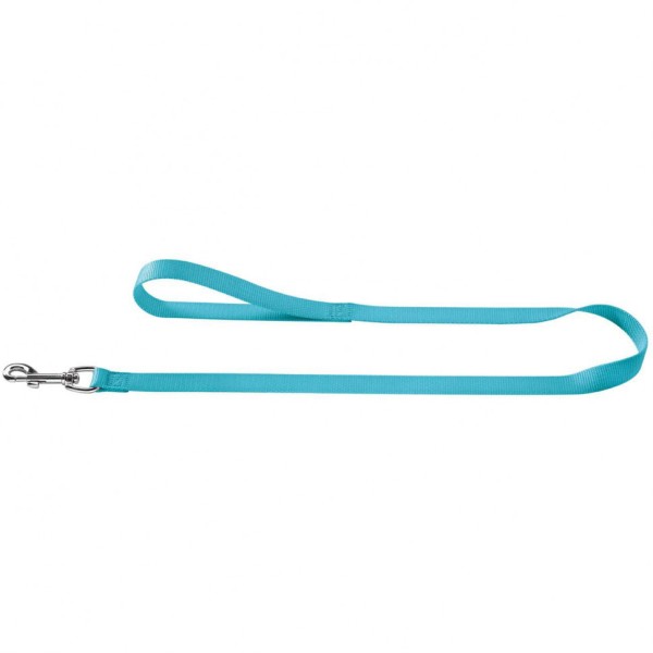 Поводок Hunter Smart "Ecco" / Хантер Смарт "Экко" бирюзовый для собак средних пород, длина 110 см, ширина 10 мм