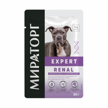 Мираторг Expert влажный корм для взрослых собак всех пород бережная забота о здоровье почек...