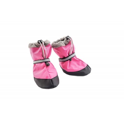 Ботинки для собак утепленные, розовые, размер L Дарэлл Dogs Boots 2шт х 10х7 х 13 см