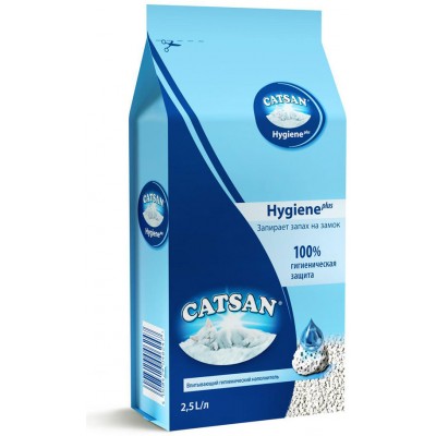 Впитывающий наполнитель Catsan Hygienic 2,5 л