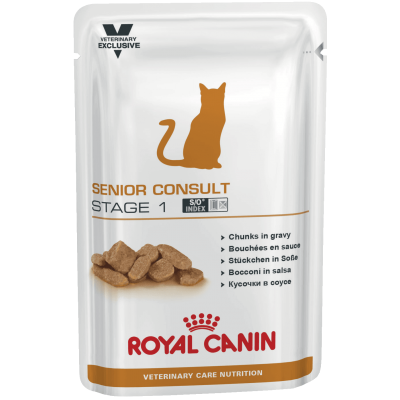 Пауч для кастрированных котов и кошек от 7 до 10 лет Royal Canin Senior Consult Stage 1 100 г