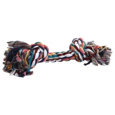 Игрушка для собак разноцветная Beeztees Канат с 4-мя узлами 360 г * 60 см