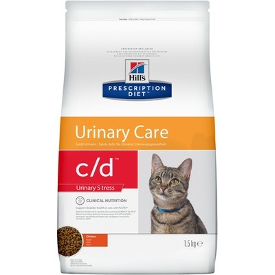 Диета для кошек при стрессе Hills Prescription Diet Urinary Stress c/d 400 г
