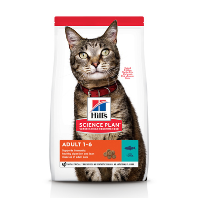 Корм для кошек с тунцом Hills Optimal Care Adult 1,5 кг