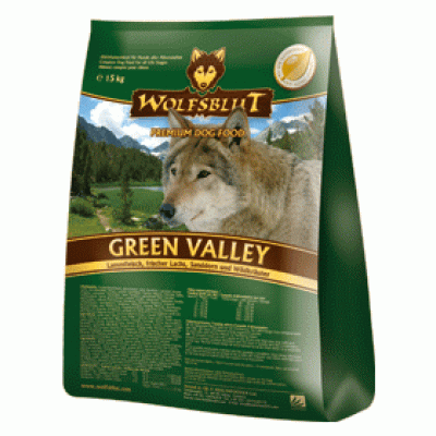 Сухой корм для взрослых собак Зеленая долина Wolfsblut Green Valley 2 кг