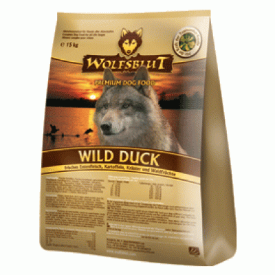 Сухой корм для пожилых собак Дикая утка Wolfsblut Wild Duck Senior 15 кг