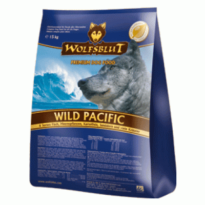 Сухой корм для взрослых собак Дикий океан Wolfsblut Wild Pacific 15 кг