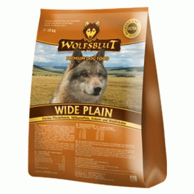 Сухой корм для взрослых активных собак Широкая равнина Wolfsblut Wide Plain High Energy Adult 15 кг