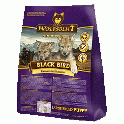 Сухой корм для собак крупных пород Черная птица Wolfsblut Black Bird Large Breed 2 кг