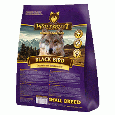 Сухой корм для собак мелких пород Черная птица Wolfsblut Black Bird Small Breed 2 кг