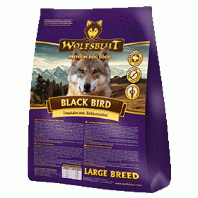 Сухой корм для щенков крупных пород Черная птица Wolfsblut Black Bird Puppy Large Breed 2 кг