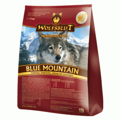 Сухой корм для взрослых собак Голубая гора Wolfsblut Blue Mountain 2 кг