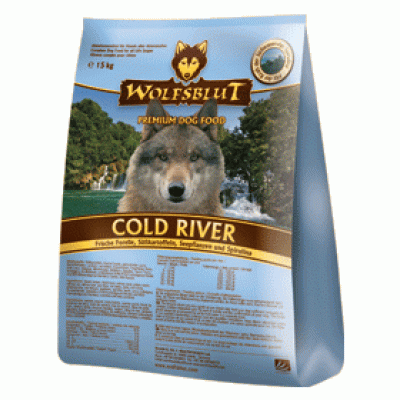 Сухой корм для взрослых собак Холодная река Wolfsblut Cold River 2 кг