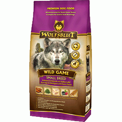 Сухой корм для собак мелких пород Страус Wolfsblut Wild Game Small Breed 2 кг