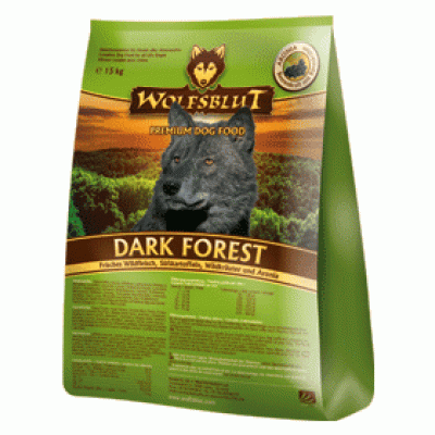 Сухой корм для взрослых собак Тёмный лес Wolfsblut Dark Forest 15 кг