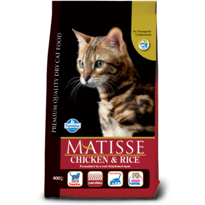 Сухой корм для кошек с курицей и рисом Farmina Matisse Adult Chiken & Rice 400 г