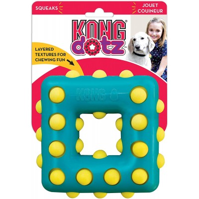 Игрушка для собак квадрат, большой Kong Dotz 13 см