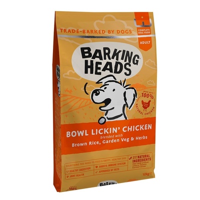 Корм для собак с чувствительным пищеварением на курице и рисе «До последнего кусочка» Barking Heads BOWL LICKIN' CHICKEN 12 кг