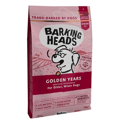Корм для собак старше 7 лет с курицей и рисом «Золотые годы» Barking Heads Golden Years 12 кг