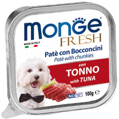 Консервы для собак тунец Monge Dog Fresh Tuna 100 г