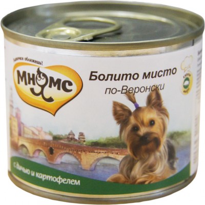 Консервы для собак дичь с картофелем Мнямс Болито мисто по-веронски 200 г