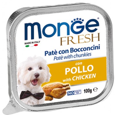 Консервы для собак курица Monge Dog Fresh Chiken 100 г