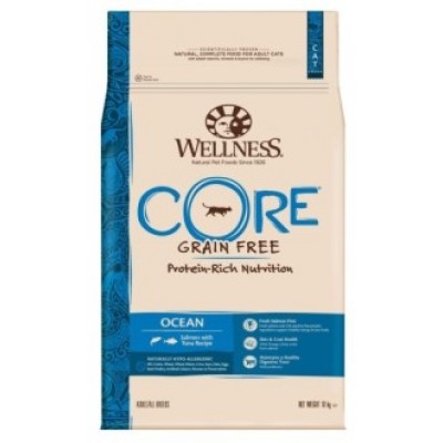  Wellness Core Корм из лосося с тунцом для взрослых кошек 10 кг
