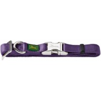 Ошейник для собак ALU-Strong S (30-45 см) нейлон с металлической застежкой фиолетовый