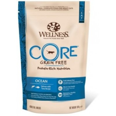  Wellness Core Корм из лосося для стерилизованных кошек и кастрированных котов 300 г