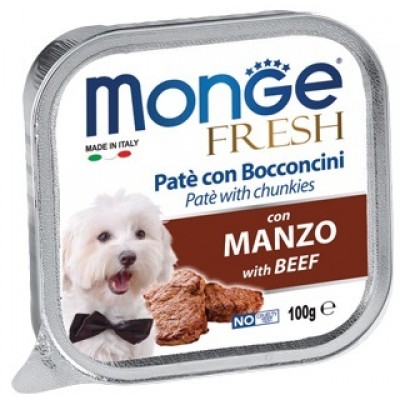 Консервы для собак говядина Monge Dog Fresh Beef 100 г