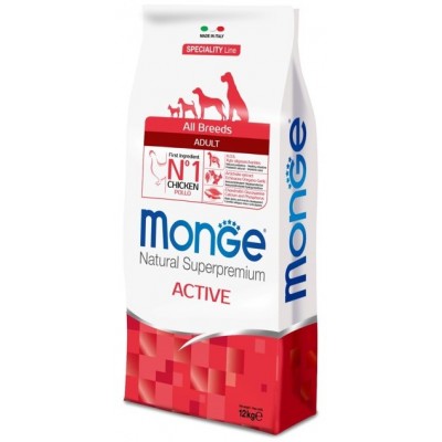 Корм для активных собак с курицей Monge Dog Speciality Active 12 кг