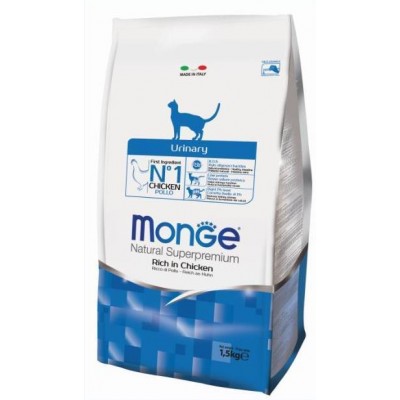 Корм для кошек профилактика МКБ Monge Cat Urinary 1,5 кг