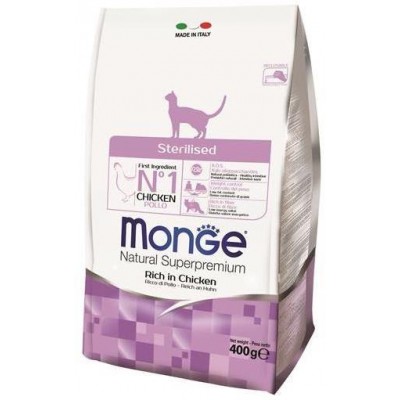 Корм для стерилизованных кошек Monge Cat Sterilised 400 г