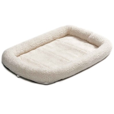 Лежанка флисовая белая Midwest Pet Bed 76х53 см