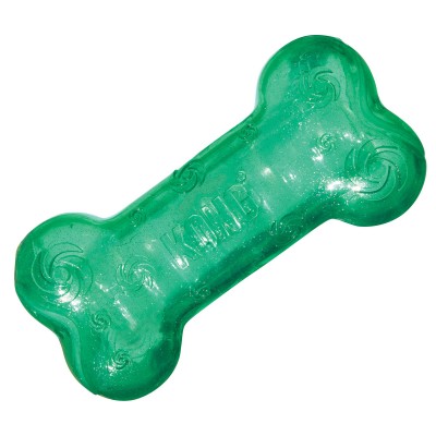 Игрушка для собак хрустящая косточка средняя Kong Squezz Crackle 15 * 4 см