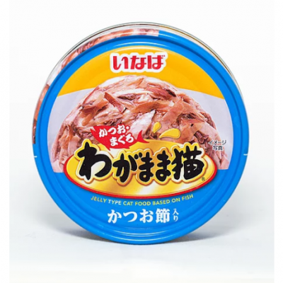 Консервы для кошек японский тунец с вяленым куском тихоокеанского тунца Inaba Adult Cat Japanese Tuna 115 г