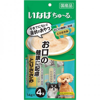Соус для собак против запаха из пасти Inaba Sauce Dog Anti-Smell Chicken 14 г х 4 уп