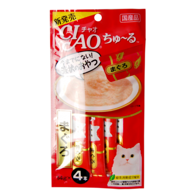 Соус для кошек комплексное восстановление, тунец Inaba Cat Sauce Complex Recovery Tuna 14 г х 4 уп