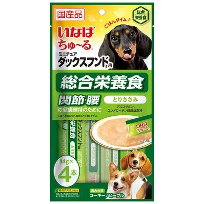 Соус для собак Такс для поддержания здоровья суставов и позвоночника Inaba Sauce Dachshund Health 14 г х 4 уп