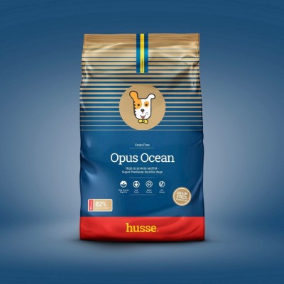 Корм для собак с лососем и картофелем Husse Opus Ocean 12 кг