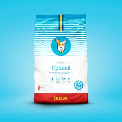 Корм для собак с чувствительным пищеварением и аллергией Husse Optimal Sensitive 12,5 кг