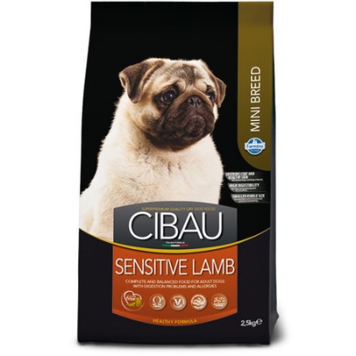 Корм с ягненком Farmina Cibau Sensitive Lamb Mini 2,5 кг
