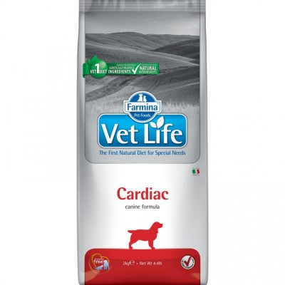 Корм для собак с проблемным сердцем Farmina Vet Life Natural Diet Dog Cardiac 2 кг