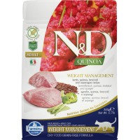 N&d Cat Grain Free Quinoa, Weight Management, Lamb