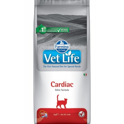Корм для кошек при проблемах с сердцем Farmina Vet Life Natural Diet Cat Cardiac 2 кг