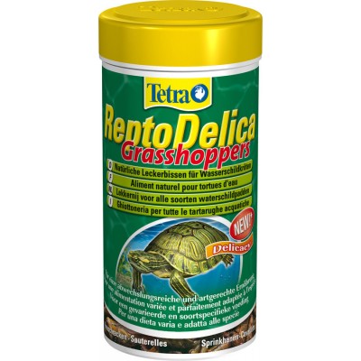 Лакомство для водных черепах, кузнечики Tetra ReptoDelica Grasshoppers 250 мл
