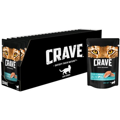 Пауч для кошек со вкусом лосося Crave Cat 70 гр